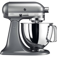 KitchenAid Artisan 5KSM125ECU Kuchyňský robot - 10 rychlostí, planetární systém, celokovová konstrukce, stříbrná