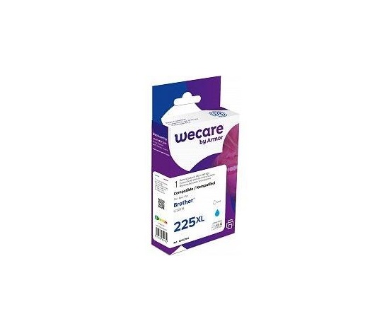 WECARE ARMOR cartridge pro Brother DCP-J4120D cyan, 12ml, kom. s LC225C