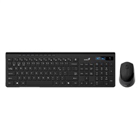 GENIUS set klávesnice + myš SlimStar 8230, Bezdrátový set, CZ+SK, černá