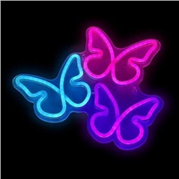 2Kids Toys LED NEON LIGHT lampička Motýli