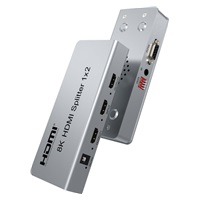 PremiumCord HDMI 2.1 splitter 1-2 porty, 8K@60Hz, 4K@120Hz, 1080p, HDR