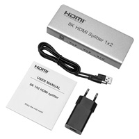 PremiumCord HDMI 2.1 splitter 1-2 porty, 8K@60Hz, 4K@120Hz, 1080p, HDR