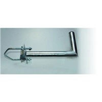 Držák antény na stožár do průměru 150mm s vinklem, žárový zinek, délka 35cm