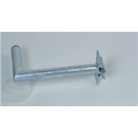 Držák antény na stožár s vinklem, žárový zinek, délka 35cm