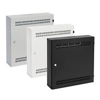 Solarix rozvaděč SOHO LC-18 s lištami 2U, 4U a 11U, 550x550x150mm černá RAL9005 LC-18-55-15-B