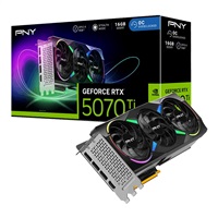 PNY VGA Nvidia GeForce RTX 5070 Ti 16GB ARGB OC Triple Fan, RTX 5070 Ti OC, 16GB GDDR7, 3x DP, 1x HDMI