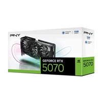 PNY VGA Nvidia GeForce RTX 5070 12GB Triple Fan, RTX 5070, 12GB GDDR7, 3xDP, 1xHDMI