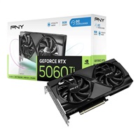 PNY VGA Nvidia GeForce RTX 5060 Ti 8GB Dual Fan OC, RTX 5060 Ti OC, 8GB GDDR7, 3xDP, 1xHDMI