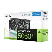 PNY VGA Nvidia GeForce RTX 5060 Ti 8GB Dual Fan OC, RTX 5060 Ti OC, 8GB GDDR7, 3xDP, 1xHDMI