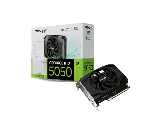 PNY VGA Nvidia GeForce RTX 5050 8GB Single Fan, RTX 5050, 8GB GDDR6, 3xDP, 1xHDMI