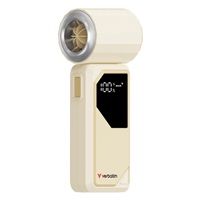 VERBATIM ruční ventilátor Cool 'n' Go AirJet, USB-C, bílá/stříbrná