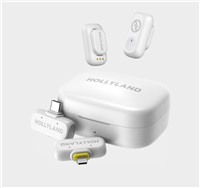Hollyland LARK A1 Combo Ivory White, with USB-C RX + Lightning RX + Charging Case