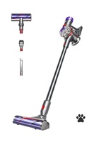 BAZAR - Dyson V8 Advanced silver/nickel tyčový vysavač - Poškozený obal (Komplet)