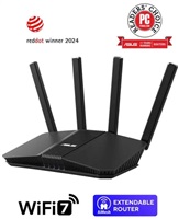 ASUS Router RT-BE58U V2, IPv6, WiFi 7, 1 GB RAM, 1x USB 3.2 Gen, 3600 Mb/s