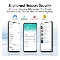 ASUS Router RT-BE58U V2, IPv6, WiFi 7, 1 GB RAM, 1x USB 3.2 Gen, 3600 Mb/s