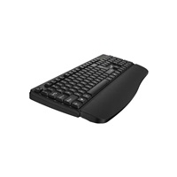GENIUS Klávesnice KB-7123, membránová, bezdrátová, CZ+SK layout, Copilot klávesa, Ergo předložka, černá