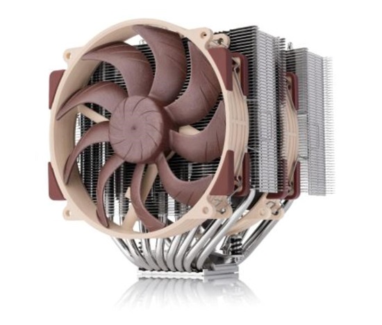 BAZAR - NOCTUA Chladič CPU NH-D15 G2 LBC, 2x 140mm, LGA1851, AM5, hnědá/stříbrná - Poškozený obal (Komplet)