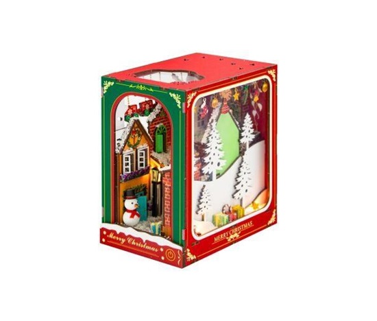 2Kids Toys 3D skládačka Zarážka na knihy Bílé Vánoce