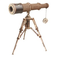 RoboTime 3D dřevěné mechanické puzzle Pirátský dalekohled