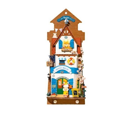 RoboTime miniatura domečku k zavěšení Ostrovní vila
