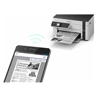 Atramentová tlačiareň EPSON EcoTank Mono M2120, 3v1,A4, 1200x2400dpi, 32 str./min, USB, Wi-Fi, 3 roky záruka po registrácii.