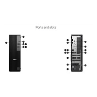 DELL PC Pro Slim QCS1255/180W/AMD Ryzen 7 8700G/16GB/512GB SSD/Integrated/WLAN/Kb/Mouse/W11 Pro/3Y PS NBD