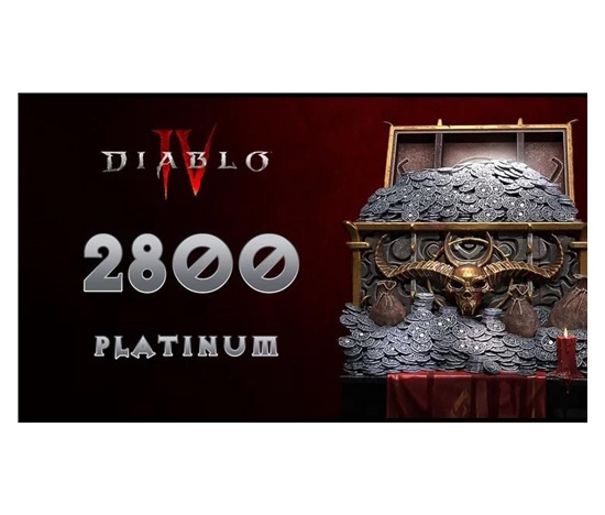 Diablo IV - 2800 szt. Platyny (Xbox One/Series X) klíč MS Store