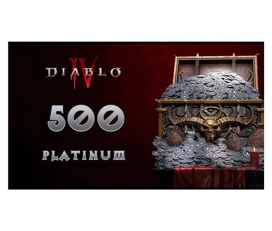 Diablo IV - 500 szt. Platyny (Xbox One/Series X) klíč MS Store