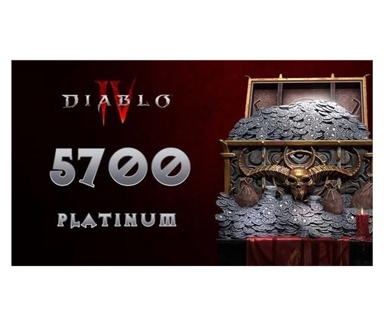 Diablo IV - 5700 szt. Platyny (Xbox One/Series X) klíč MS Store