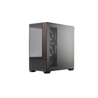 BAZAR - Cooler Master case Elite 690 Wood, ATX, Průhledná bočnice, 3x 120mm ARGB Fan, Černá - Poškozený obal (Komplet)