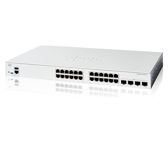 BAZAR - Cisco Catalyst switch C1200-24T-4X (24xGbE,4xSFP+,fanless) - REFRESH - rozbaleno