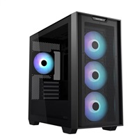 BAZAR - ASUS case A21 PLUS, Mini Tower, průhledná bočnice, 4x 120mm ARGB Fan, černá - Po opravě (Komplet)