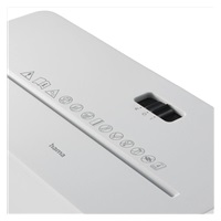 Hama Safe X40-W, skartovačka, krížový rez, 4 lisy, bezpečnostná úroveň P4 T4 E3, biela