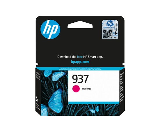 BAZAR - HP 937 Magenta Original Ink Cartridge (800 pages) - Poškozený obal (Komplet)