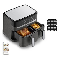 Tefal Dual Easy Fry & Grill 2v1 Horkovzdušná fritéza, Černá