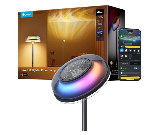 BAZAR - Govee Uplighter RGBICWW stojací lampa Matter - Poškozený obal (Komplet)