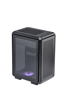 Cooler Master case MasterFrame 400 Mesh Black, mATX, Průhledná bočnice,1x 120mm ARGB Fan, Černá