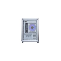 Cooler Master case MasterFrame 400 Mesh Silver, mATX, Průhledná bočnice, 1x 120 mm ARGB Fan, Střibrná