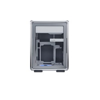 Cooler Master case MasterFrame 400 Mesh Silver, mATX, Průhledná bočnice, 1x 120 mm ARGB Fan, Střibrná