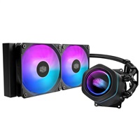 Cooler Master vodní chladič MasterLiquid Core Nex Digital 240 Black ARGB, 2x 120mm, ARGB, LGA1851, AM5, Černá