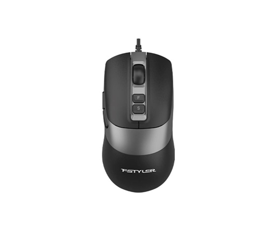 A4tech FM50 Plus FStyler, drátová kancelářská myš, černá