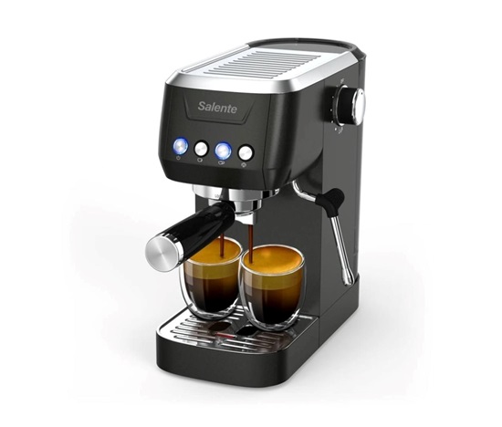 Salente Coffio, pákový kávovar, black-anthracite