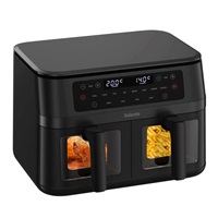 Salente DoubleAir, duální horkovzdušná fritéza, 11 l, černá