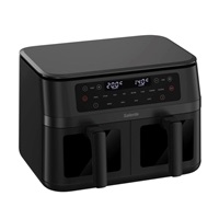 Salente DoubleAir, duální horkovzdušná fritéza, 11 l, černá