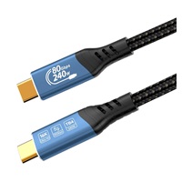 PREMIUMCORD Kabel USB4™ Version2.0 80Gbps 16K@60Hz 240W Thunderbolt 3 a 4 kabel 1,5m