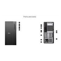 DELL PC Pro Tower Essential QVT1260/180W/U5-225/16GB/512GB SSD/Intel UHD/WLAN/Kb/Mouse/W11 Pro/3Y PS NBD