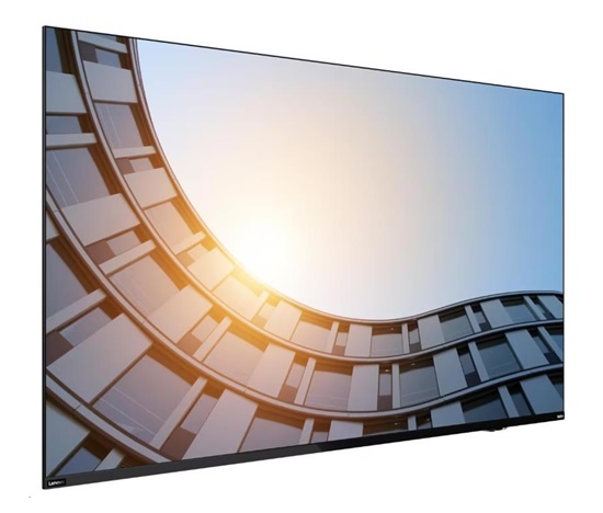 LENOVO LCD E65 - 64.5”,VA,matný,16:9,3840x2160,60Hz,8ms,400cd/m2,5000:1,HDMI,DP,USB-C,RJ45,USBHub,VESA