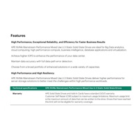 HPE 3.2TB NVMe Gen4 Mainstream Performance Mixed Use SFF BC U.3 Static V2 Multi Vendor P65015-B21 RENEW