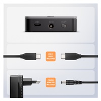 AXAGON ADSA-M2C22L, USB-C 20Gbps dokovacia stanica pre 2× M.2 NVMe SSD s funkciou klonovania