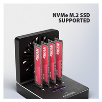 AXAGON ADSA-M2C44, USB4 dokovacia stanica pre 4× M.2 NVMe SSD s funkciou klonovania